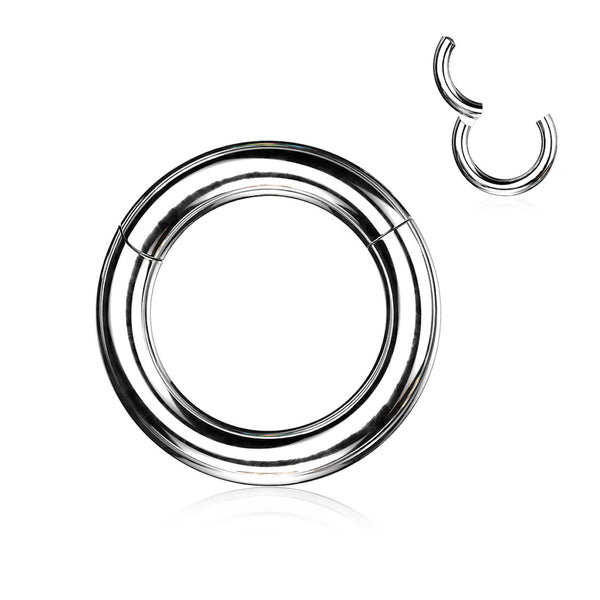 2GA Segment Ring with Clicker Hinge for Piercings