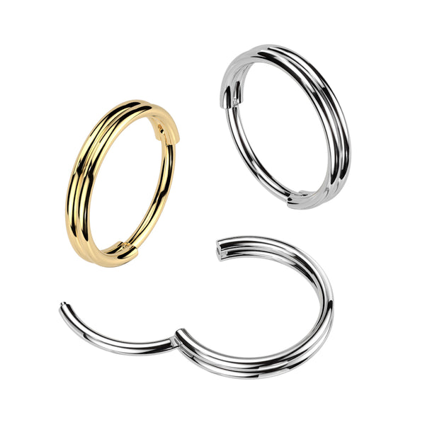 20G 316L Steel Hoop Ring - Earring/Nose/Septum