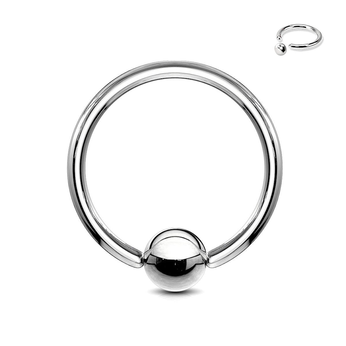 Titanium Captive Bead Ring - Various Gauges & Uses