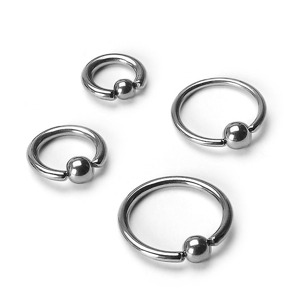 Surgical Steel Captive Bead Ring - CBR, Various Sizes