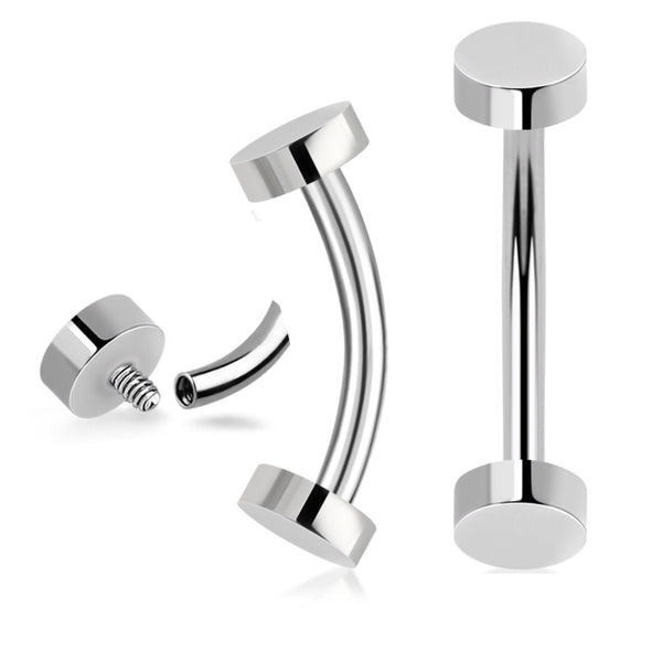 Titanium Curved Barbell 16Ga - Multi-Purpose Piercing