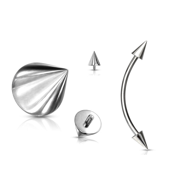 Titanium Curved Barbell 16Ga - Multi-Purpose Piercing